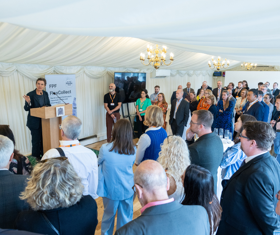 Mary Creagh, with a crowd