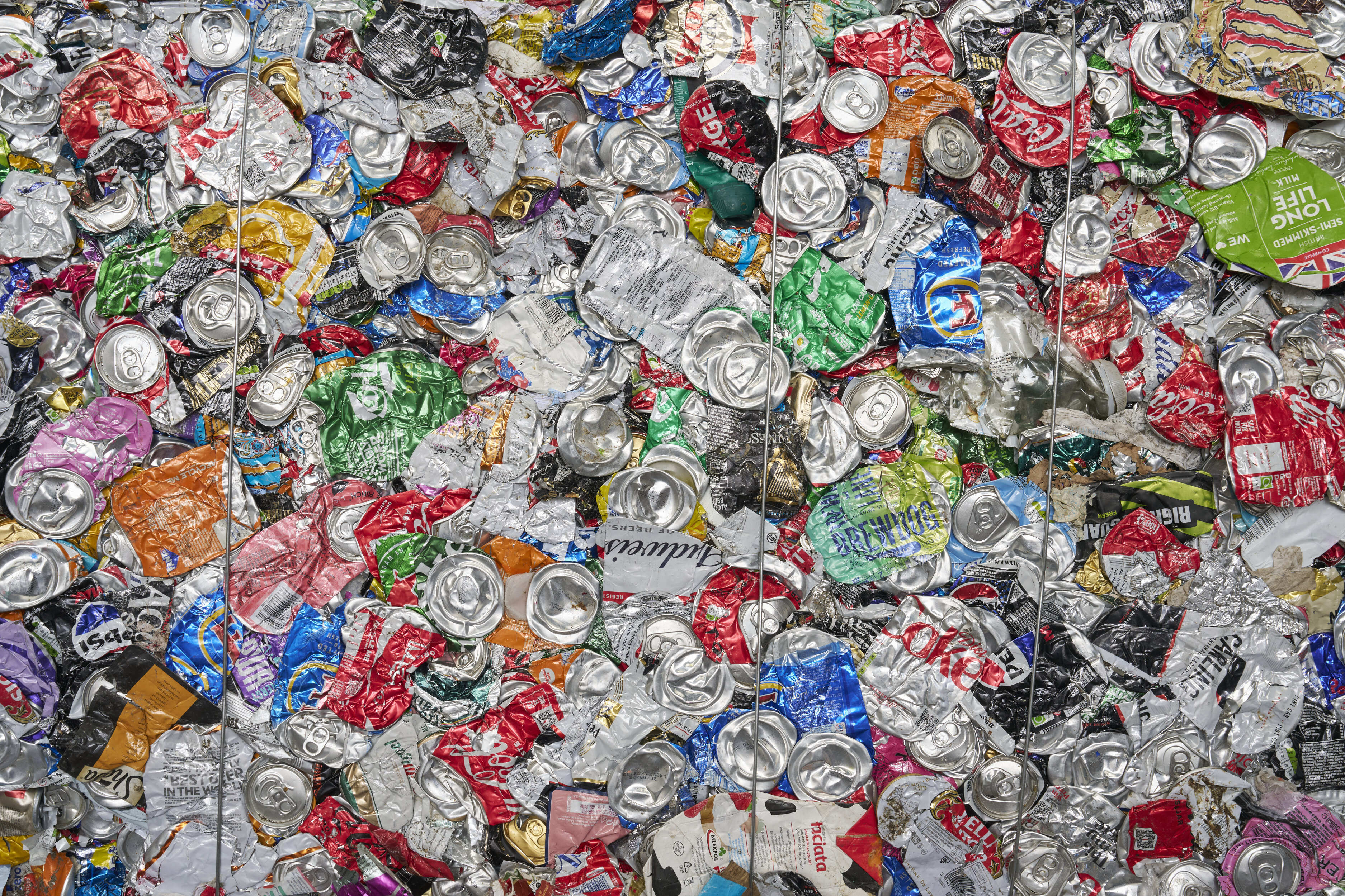 Bale of Aluminium Cans