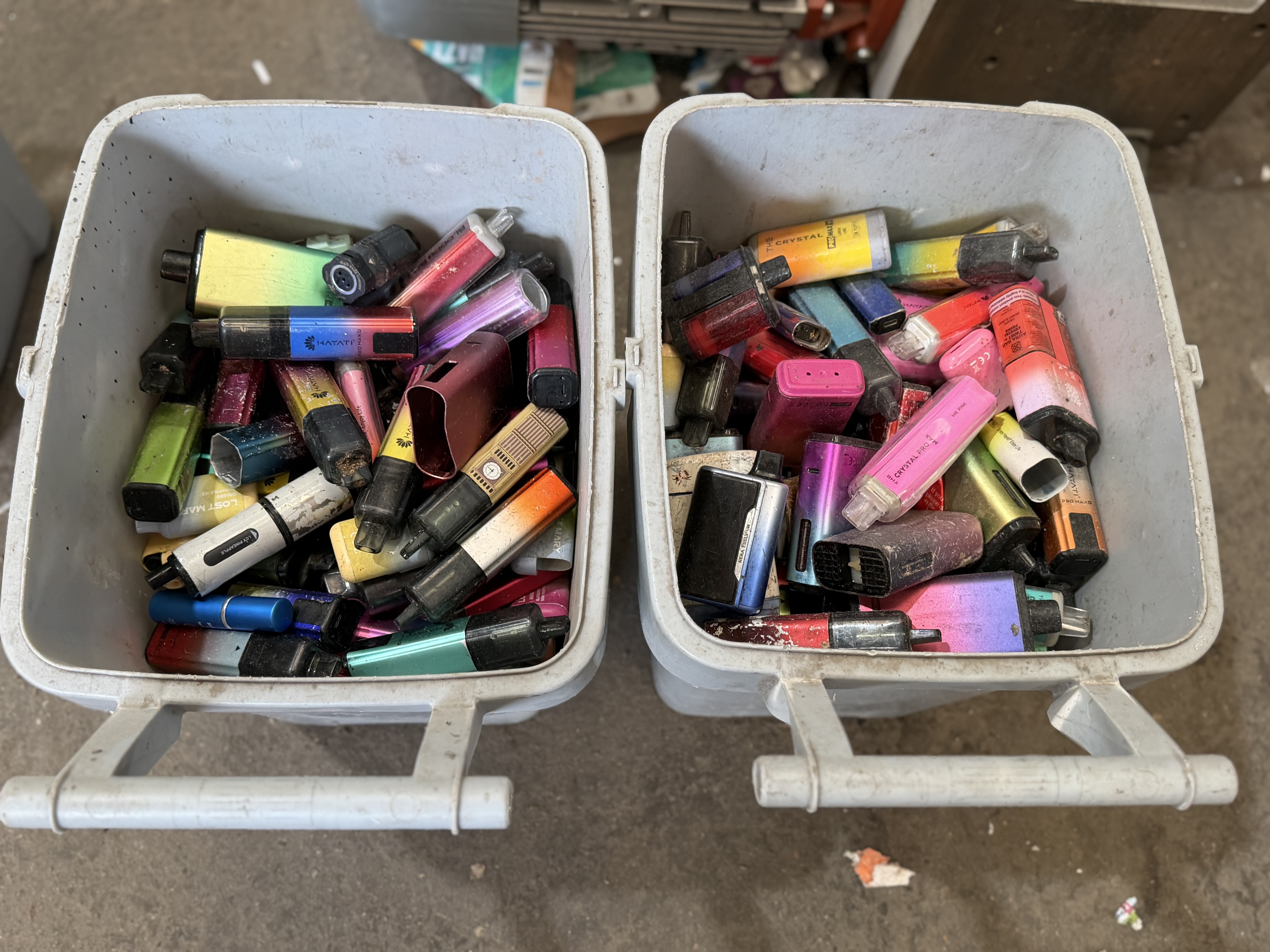 Vapes pulled from aluminium line in just one hour