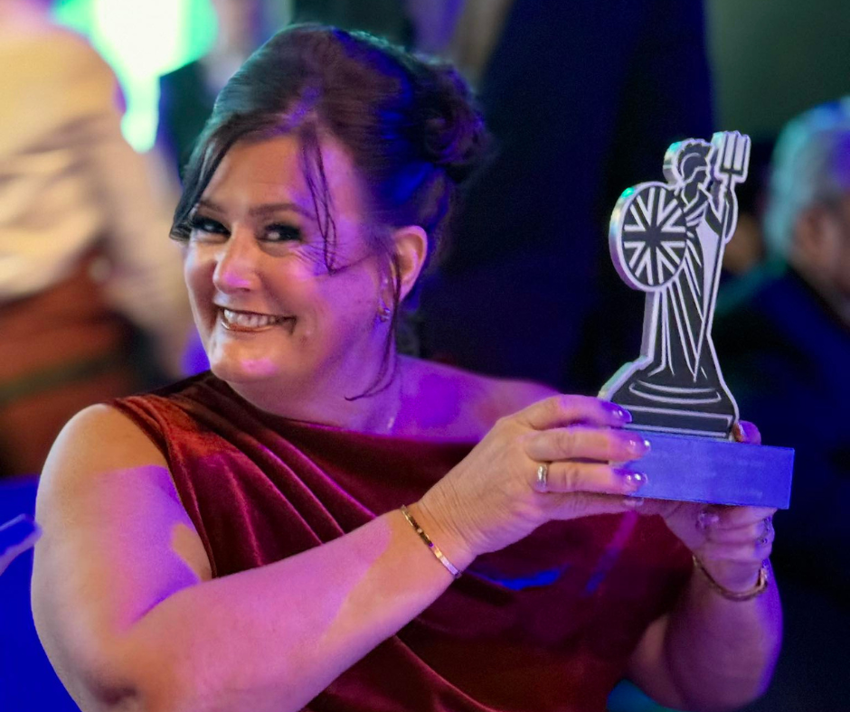 Vikki Jackson-Smith at the British Business Awards