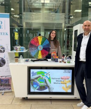 J&B Recycling and Cumbria Waste Group raise awareness of recycling and waste management at Metrocentre Gateshead