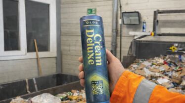 JB Recycling Balloons Cream Deluxe canister