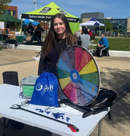 Izzy at College Open Day