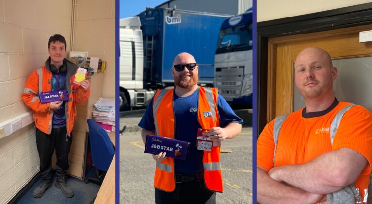 J&B Recycling plant, team photos, star of the month