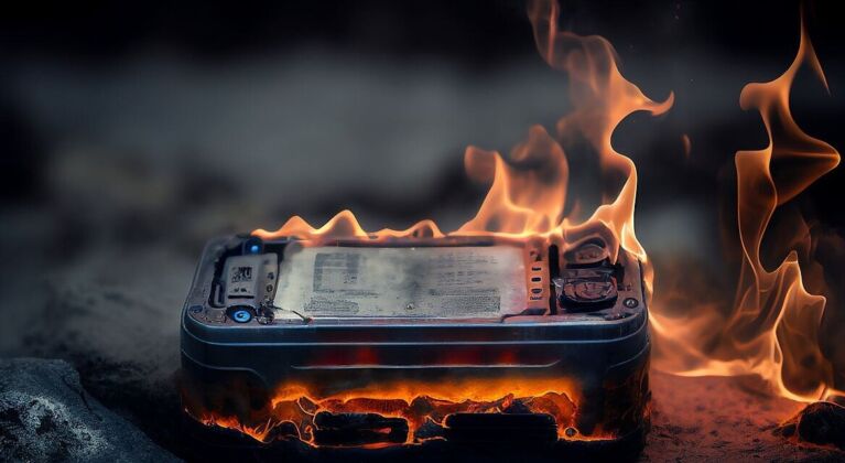 Battery Fire JB Recycling